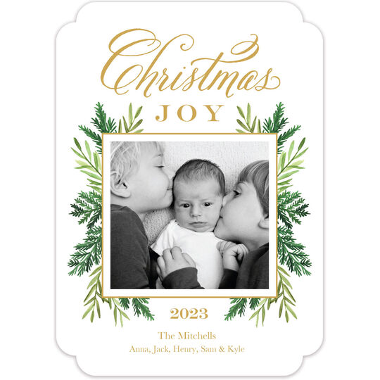 In Season Flat Holiday Photo Cards